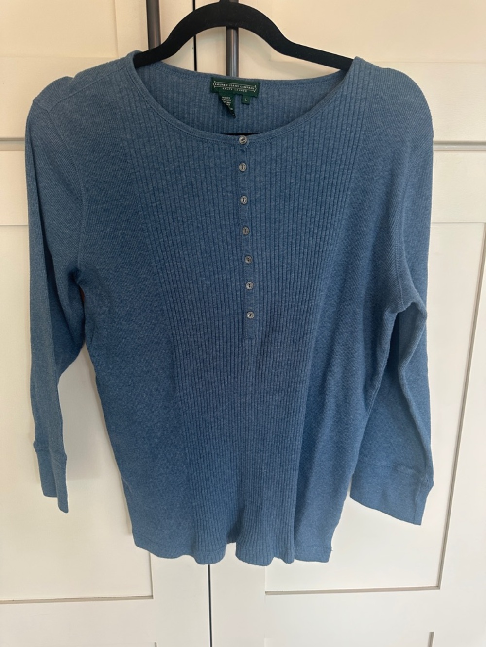 Lauren Jeans Company Vintage Long Sleeve Henley